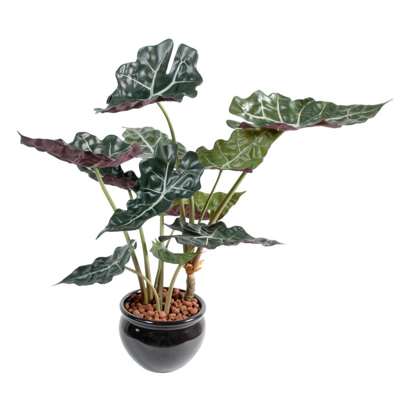 Alocasia Artificiel Pot