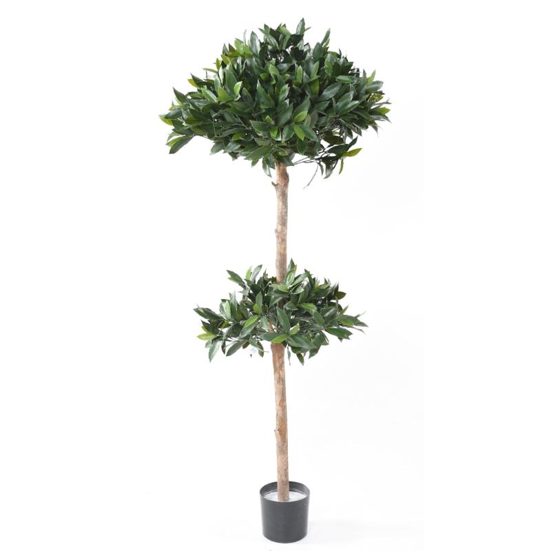 Laurier Nobilis Artificiel Tige Double Boule UV