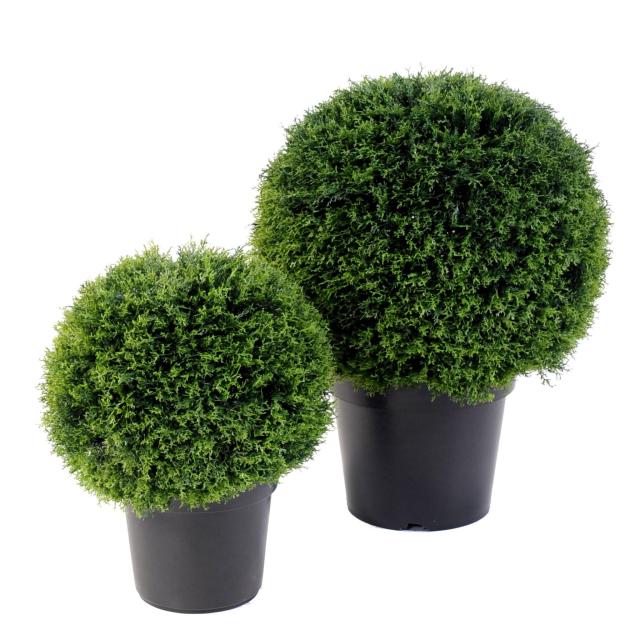 Cypres Artificiel Boule Pot