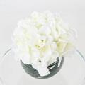 Centre de Table Artificiel Hortensia Blanc