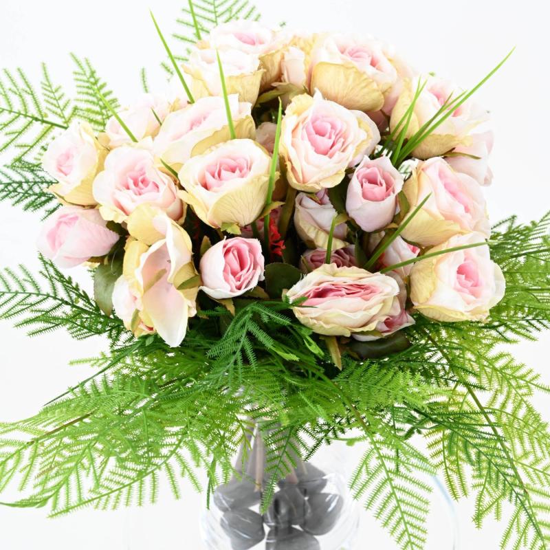 Bouquet Artificiel Roses Roses