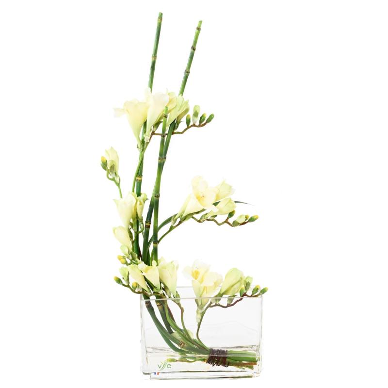 Bouquet Artificiel Freesia Blanc