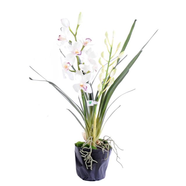 Cymbidium Artificiel Plante 80 cm