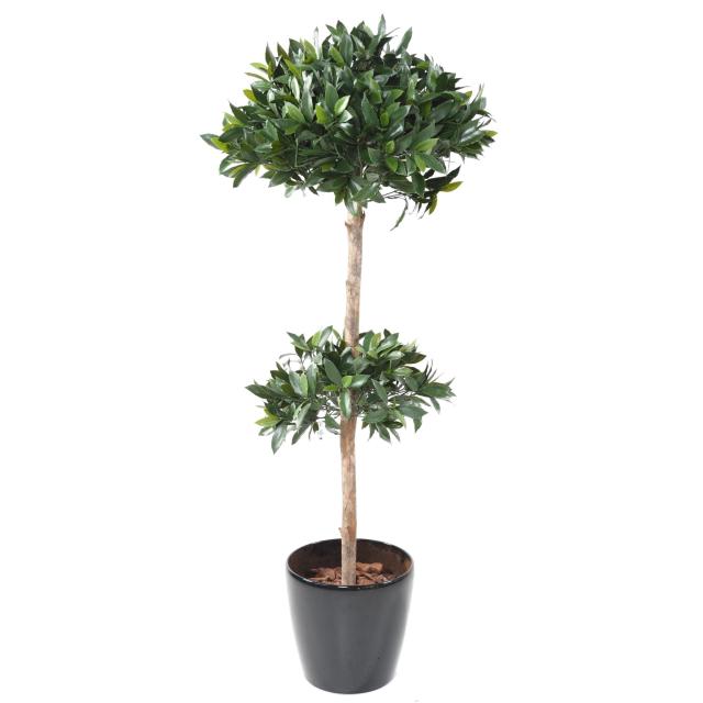 Laurier Nobilis Artificiel Tige Double Boule UV